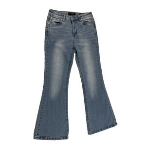 Y2K Lucky Brand Farrah High Rise Trouser Jeans Size 4 / 27 R light denim lux